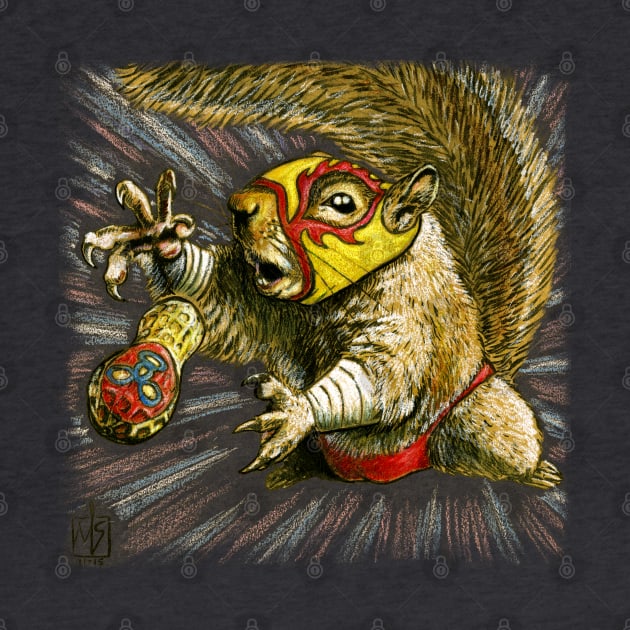 Luchador Squirrel: Go Nuts! (Park Wild) by mikeskki